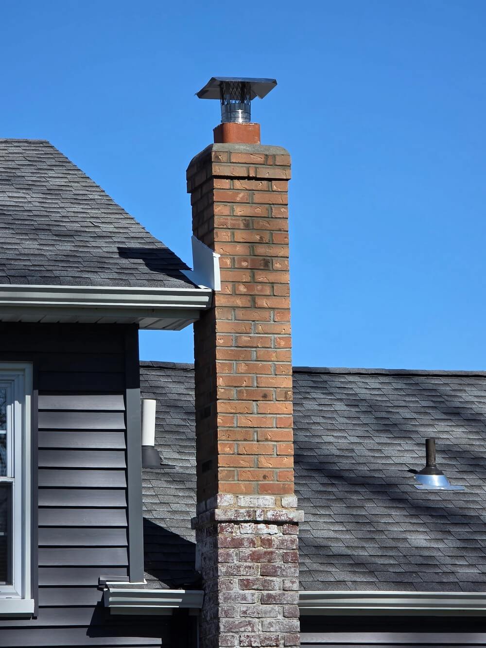 Beautiful Chimney Masonry Repair and Chimney Cap in Ridgewood, NJ